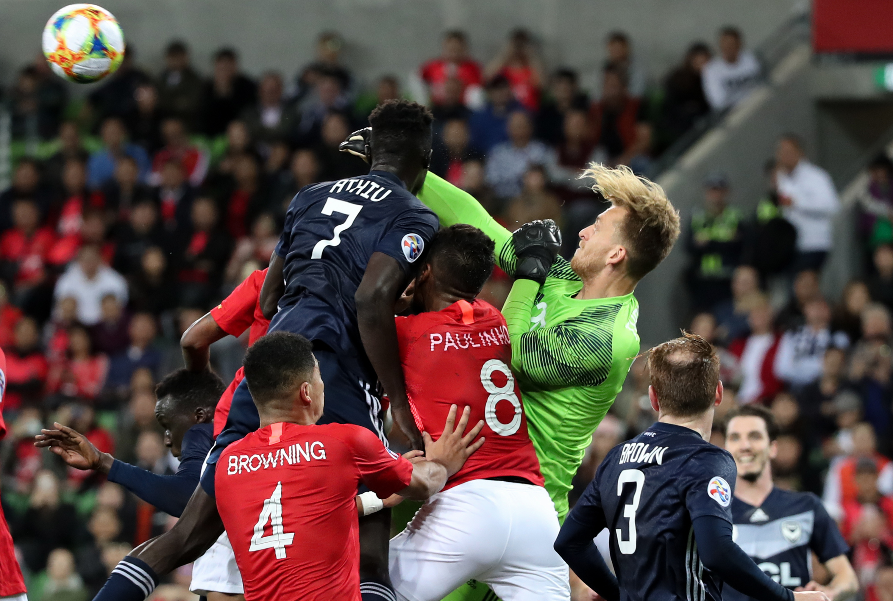 澳大利亚队全队发威，夺得胜利